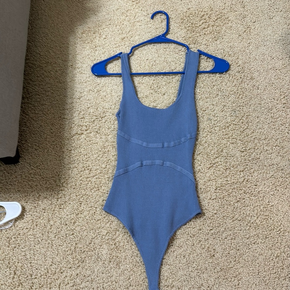 Hello Ruby blue bodysuit